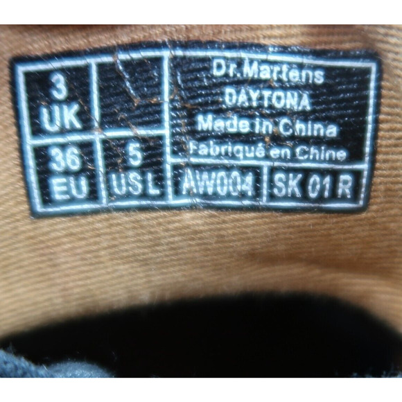 Dr Martens Shoes Womens 5 Boots Daytona Desert Chukka Black Classic Casual Twill - Picture 13 of 14